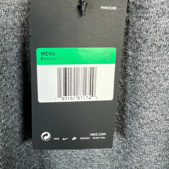 Nike Golf Mens 1/4 Zip Dri-Fit Pullover Sweatshirt Gray Embroidered Logo Size XL - Picture 5 of 11